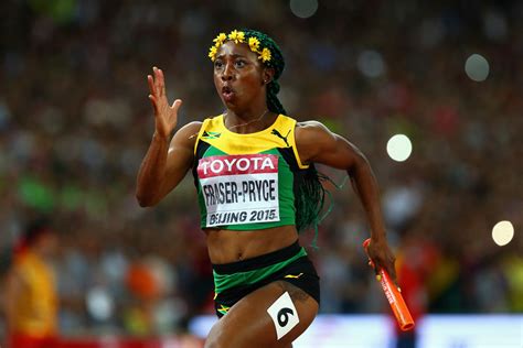 1986) is a track and field sprinter from jamaica. Shelly-Ann Fraser-Pryce Photos Photos - 15th IAAF World Athletics Championships Beijing 2015 ...
