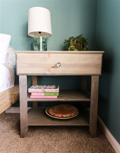 How To Build A Diy Nightstand With A Drawer Free Pdf Plans