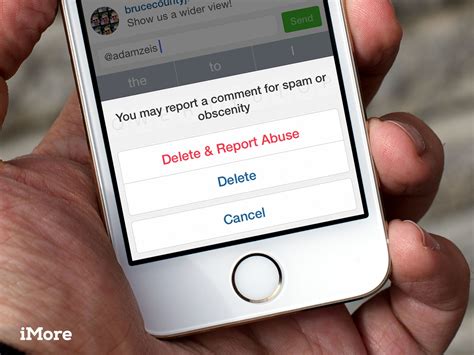 How To Delete Or Report A Comment On Instagram For Iphone Imore