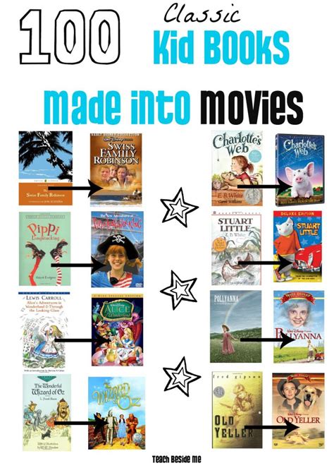 Kid Books Made Into Movies Teach Beside Me
