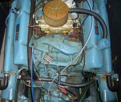 Old Marine Engine Chrysler Marine M 440330hp