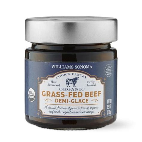 Williams Sonoma Demi Glace Organic Grass Fed Beef Bbq Recipes Ground