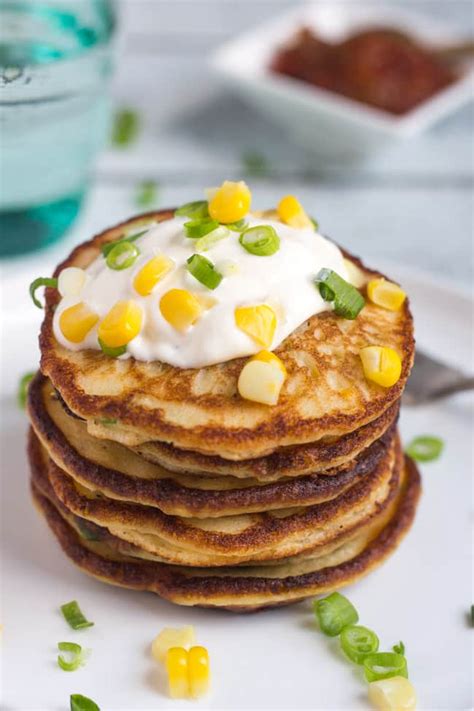 This perfect make ahead breakfast, is perfect for the kids going to school. Easy 30 Minute Leftover Mashed Potato and Corn Pancakes