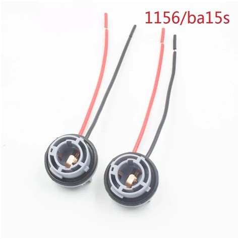 1156 Ba15s 1157 Bay15d Led Bulb Base Socket Cable Wiring Harness