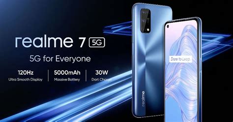Specifications also include 4500mah battery with 65w charging speed, triple setup camera on the back with 64mp main shooter and 16mp selfie camera. Realme 7 5G launched: price, specs | 91mobiles.com