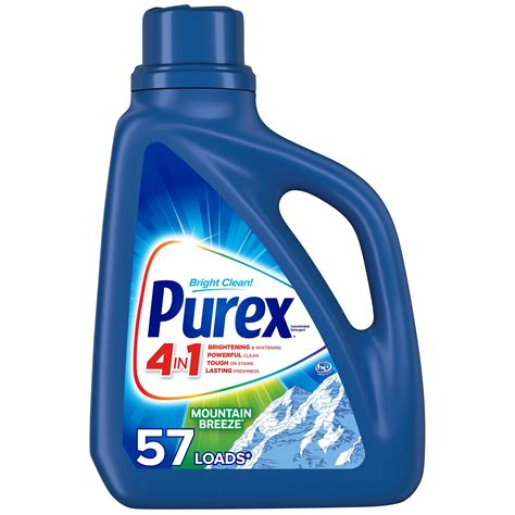 Purex Liquid Laundry Detergent Mountain Breeze 75 Fluid Ounces 57