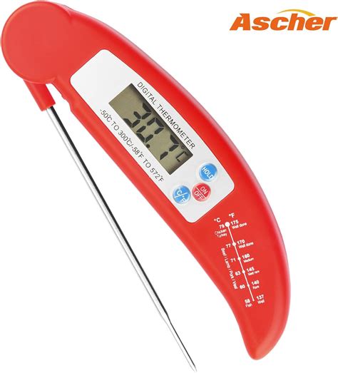 Food Thermometer Ascher Ultra Fast Cooking Thermometer Portable
