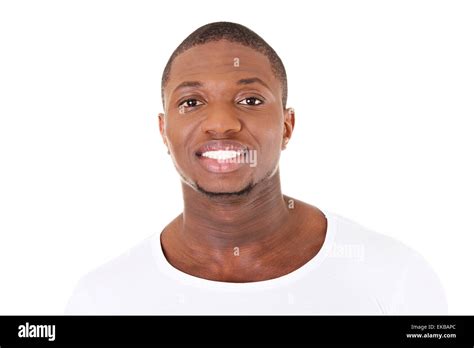 Handsome Younf African American Man Stock Photo Alamy
