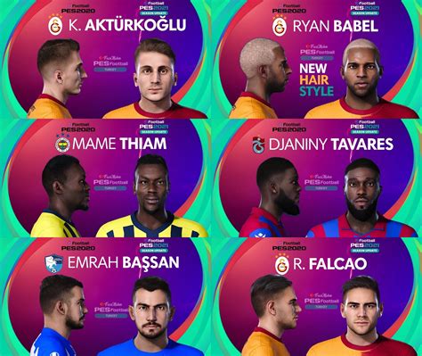 Ligi son dört sırada bitiren kulüpler ise küme düşerek gelecek yıl tff 1. PES 2021 Turkey Süper Lig Facepack 6 by PES Football ...