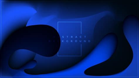 Premium Vector Modern Abstract Blue Gradient Banner Background Design