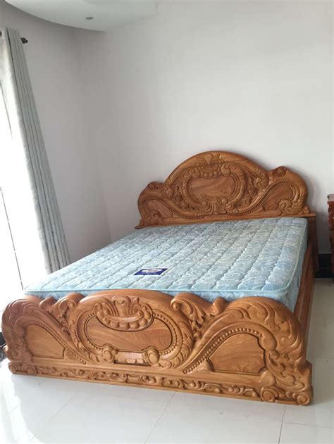 16 Splendid Wood Bed With Simple Carving Design Collection In 2020 Wooden Bed Design Wood