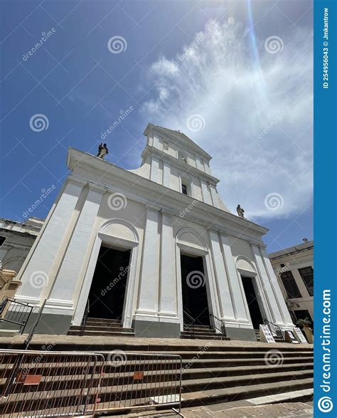 Old San Juan Cathedral Puerto Rico Stock Image Image Of Oldsanjuan