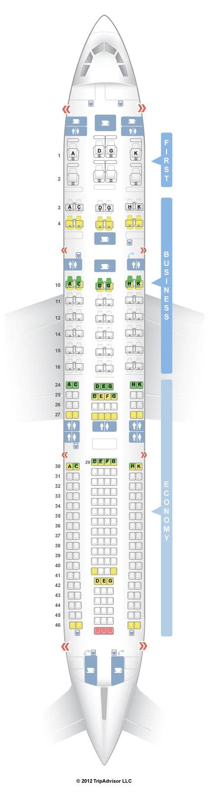 Seatguru Seat Map Lufthansa Airbus A330 300 333 V2 Seatguru