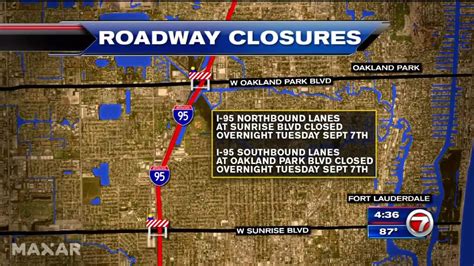 Crews To Close I 95 To Install Overhead Signs Wsvn 7news Miami News Weather Sports Fort