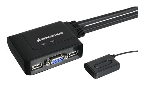 IOGEAR 2-Port USB KVM Switch with Cables and Remote (GCS22U) - A-Power Computer Ltd.