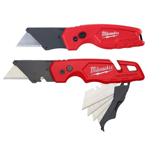 Milwaukee 48 22 1503 Fastback Folding Utility Knife Set Clarks Tool
