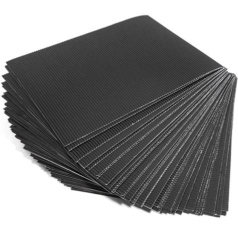 48 Packs Corrugated Cardboard Paper Sheets For Diy Crafts Party