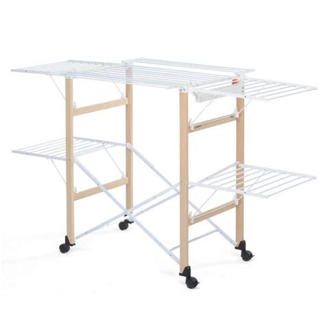 L'étendoir accordéon 10m bois a été spécialement conçu pour optimiser la place dans votre habitation tout en offrant une grande capacité d'étendage de linge. Etendoir à linge XL en bois | Étendoir à linge, Etendoir ...