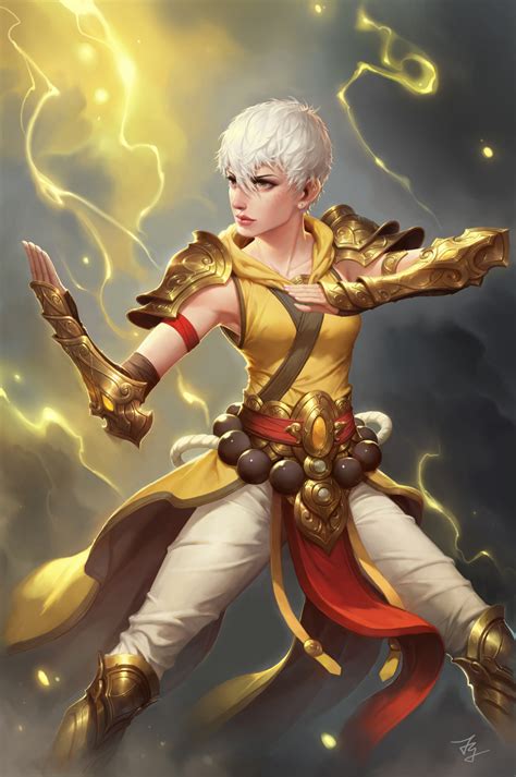 Artstation Monk Of Diablo F Y Fantasy Female Warrior Character