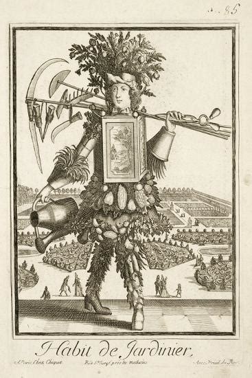 The Gardeners Costume Illustration From The Dictionnaire Des