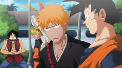 One piece naruto bleach and dragon ball z. Crossover : One Piece, Naruto, Bleach, Dragon Ball. - Manga and Anime freak