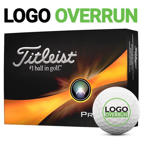 Titleist Pro V1 Golf Balls Logo Overrun Mycustomgolfball