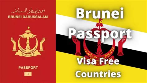 brunei passport visa free countries 2022 youtube