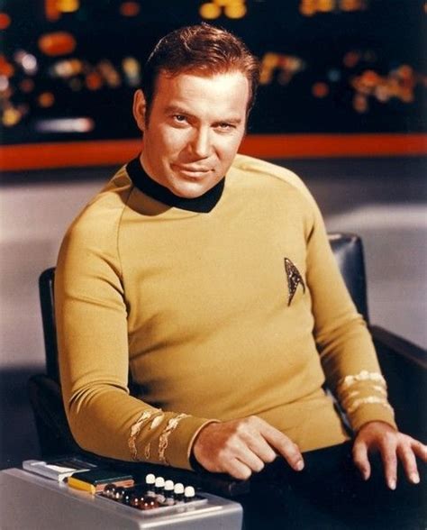 Star Trek Tos Captain Kirk In His Command Buttons Chairwilliam