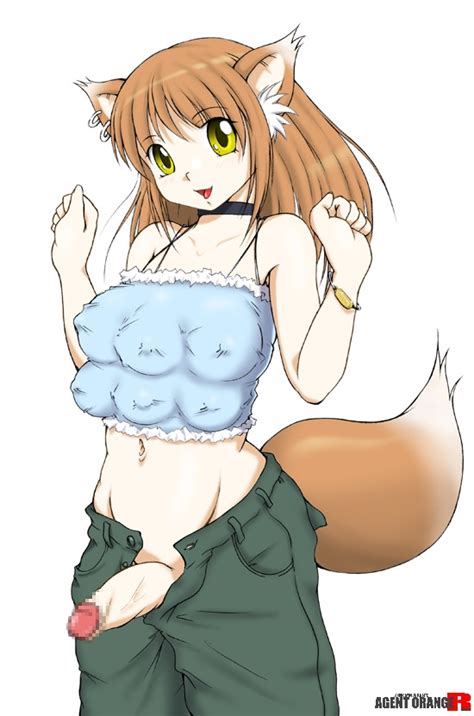 Rule 34 Agent Orange Animal Ears Breasts Fox Girl