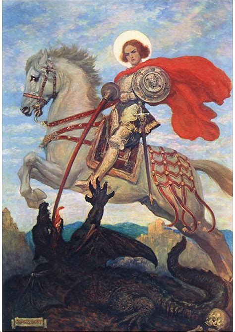 prints of st george patron saint of england saint george and the