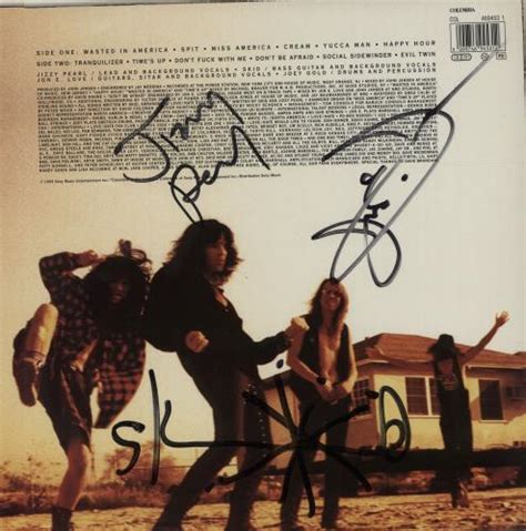 Lovehate Wasted In America Fully Autographed Dutch Vinyl Lp Album