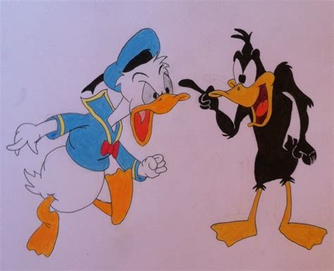 Donald Duck And Daffy Duck By Davecarignan On Deviantart
