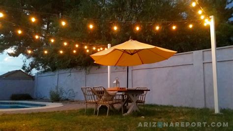 What kind of lights do you use for a bistro? How to Hang String Lights and Cafe Lights | The Arizona ...