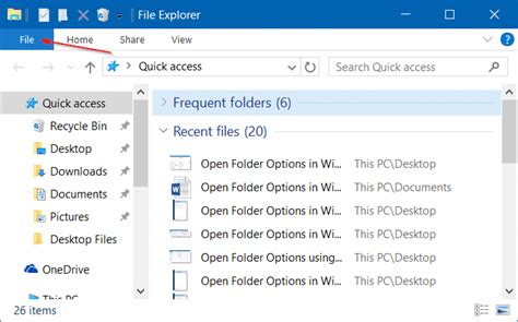 6 Ways To Open Folder Options In Windows 10