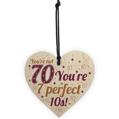 Your first bet is to get something sweet and sentimental. Funny 70th Birthday Card 70th Birthday Gift For Women Men ...
