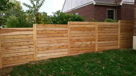 Horizontal Board Semi Privacy 2 The Fence Company Llc