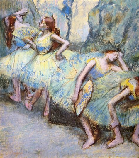 Ballet Dancers In The Wings Edgar Degas Encyclopedia