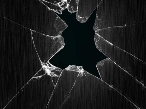 3d Cracked Screen Wallpaper Redxilus