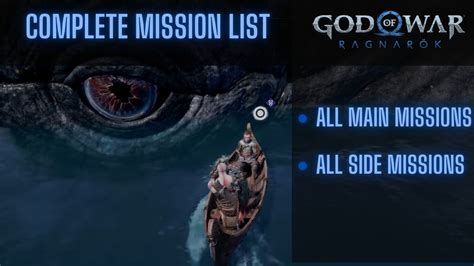 God Of War Ragnarok Complete Mission List