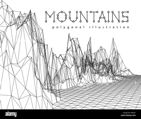 Mountain Landscape Vector Illustration Stock Vector Image And Art Alamy