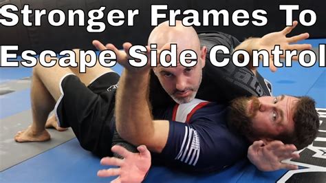 3 Inch Detail Strengthens Side Control Escapes And Avoid Wrist Locks
