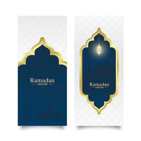 Premium Vector Set Of Ramadhan Banner Template