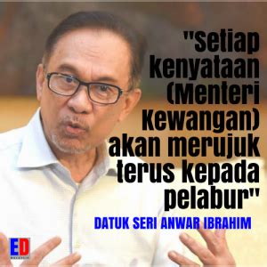 Senarai lain menteri kabinet baru malaysia. ANWAR MENEGUR MENTERI KEWANGAN - Editor Malaysia