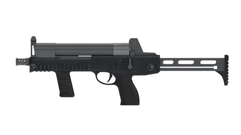 Cf 05 Submachine Gun Low Poly 3d Model By Frezzy