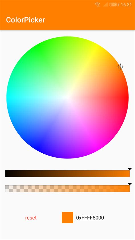The Android Arsenal Color Pickers Colorpicker