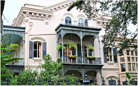 New Orleans Garden District Home With Wrought Iron Balcony New