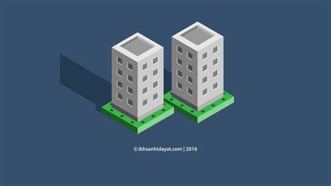 Create Isometric 3d Building Illustration Adobe Illustrator Youtube