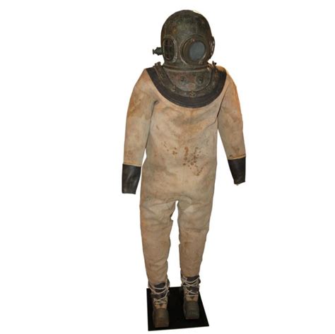 Rare Antique Diving Suit At 1stdibs