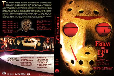 Friday The 13th 1 8 Movie Dvd Scanned Covers Friday The 13th