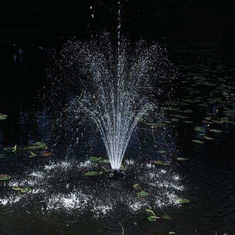 Oase Floating Fountain With Lights 14 Hp 45383 Azponds And Supplies